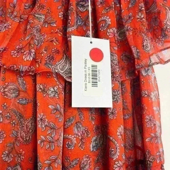 NEW Misa Los Angeles Kiera Maxi Dress in Aranciatta Paisley Size Xtra Small - Picture 11 of 16